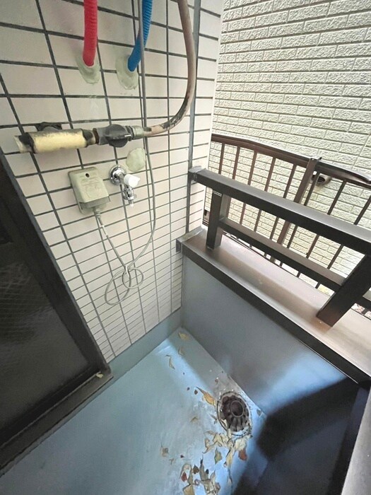 第２サンフラワーマンションの洗濯機置場