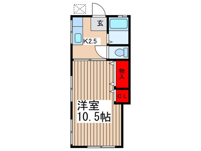 カトレアコーポの間取り図
