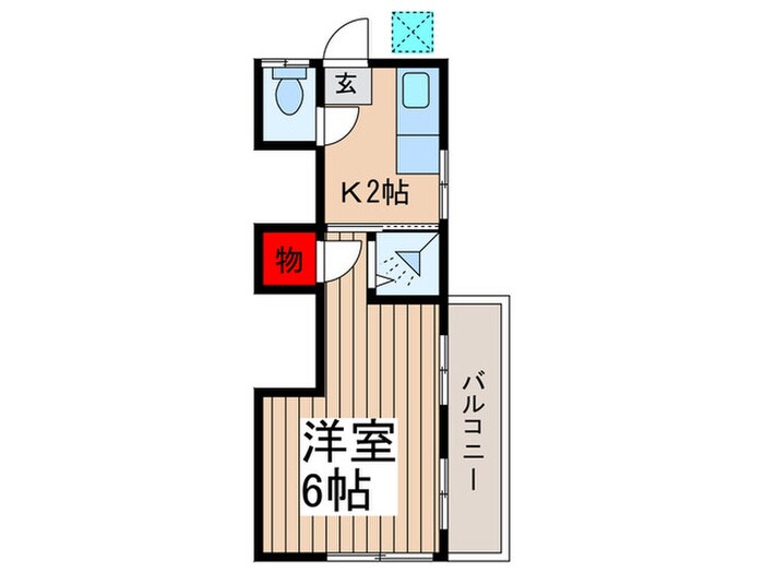 カトレアコーポの間取り図