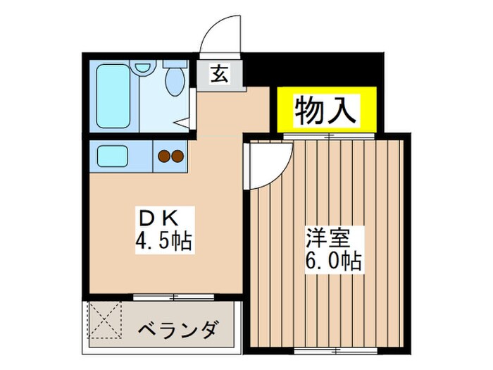 ジュリアハイツの間取り図