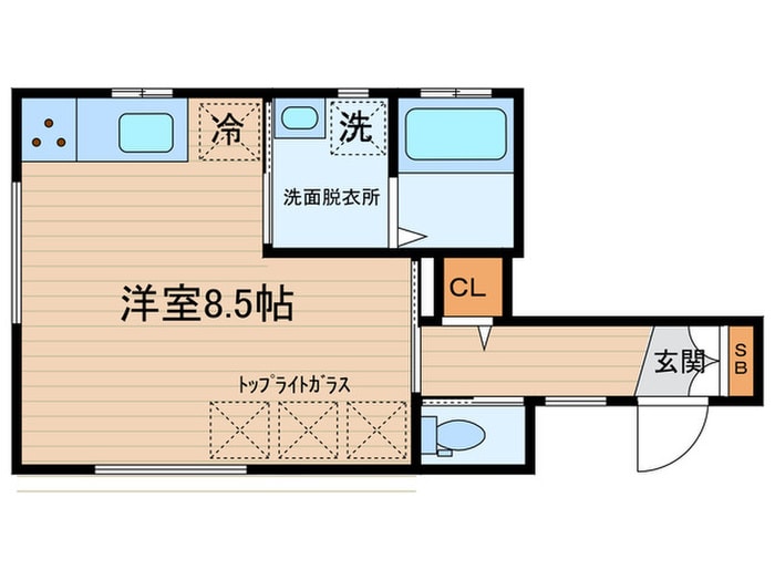 ダイキグランテ－ジ南品川Ⅲの間取り図