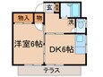 シムラハイツの間取図