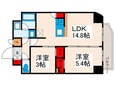 アジールコート町屋の間取図