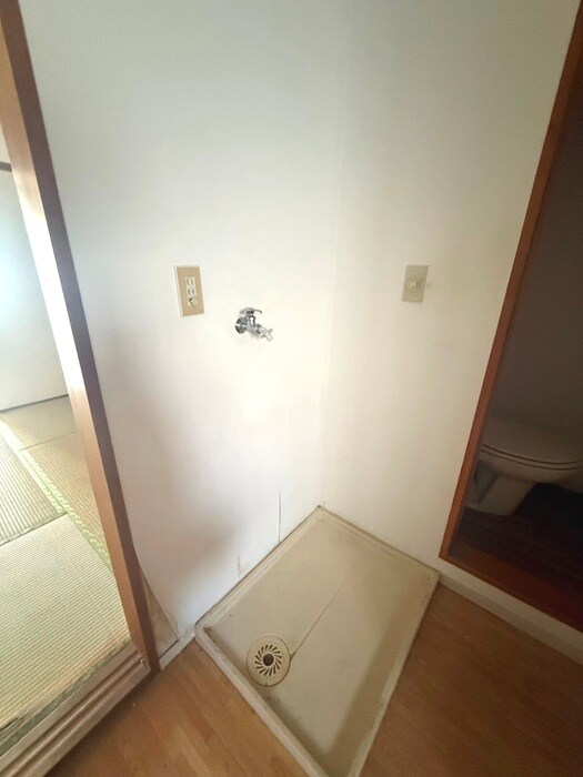 パールハイツの洗濯機置場