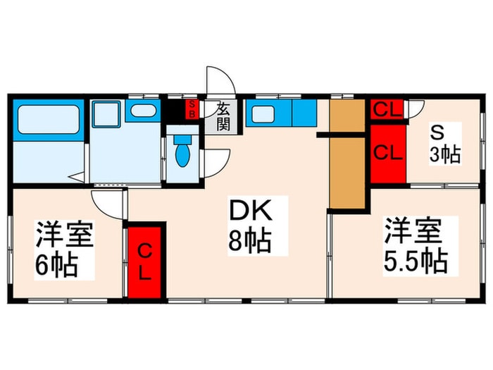 戸田ハイムの間取り図