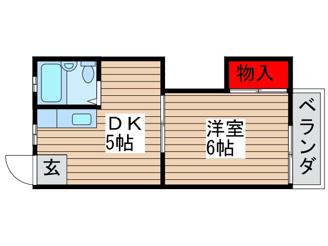 渡辺ハイツの間取り図