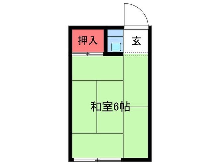 竹風荘の間取り図