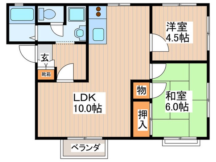 グリーンプラネットの間取り図
