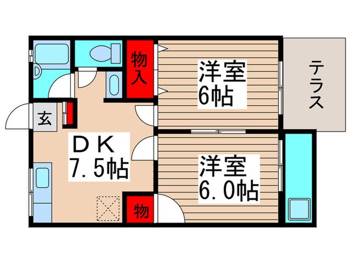 シュロスＴＹの間取り図