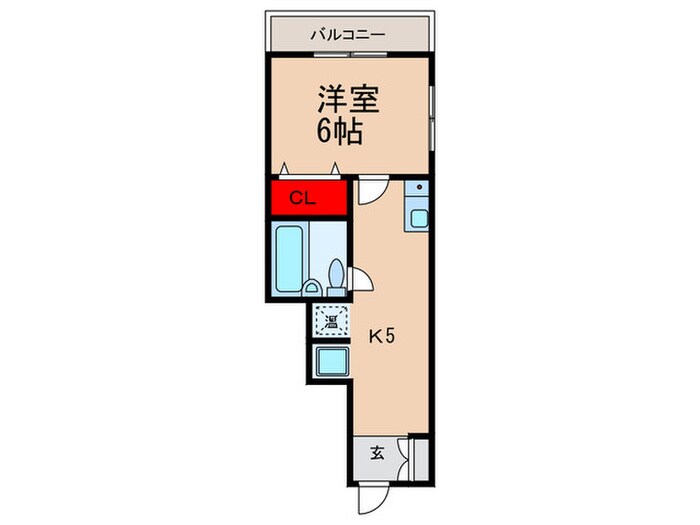 Clair 小戸の間取り図