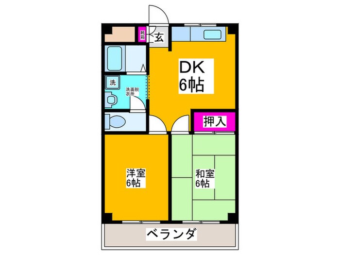 エンゼルハイムの間取り図