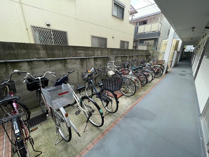 エンゼルハイムの駐輪場