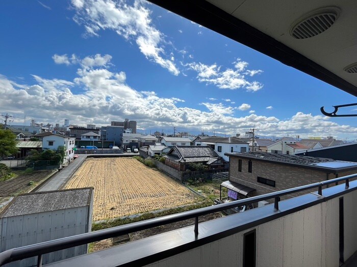 ピーチハイツ上町の室内からの展望