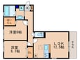 Casa raffine瀬田Bの間取図