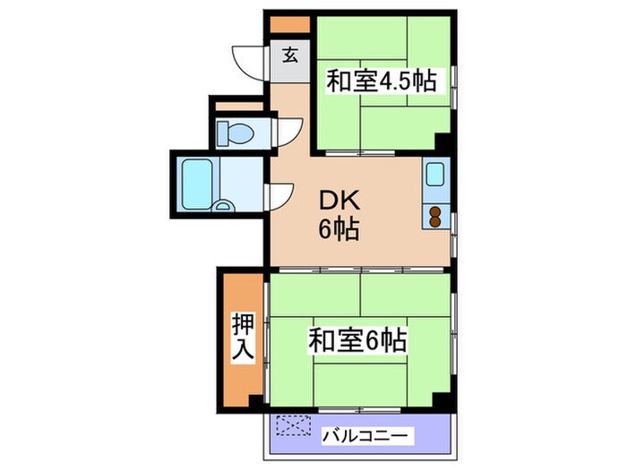 シティコーポＭＹの間取り図