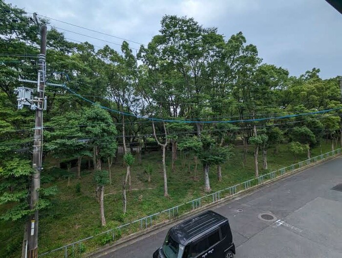 明光ハイツの室内からの展望