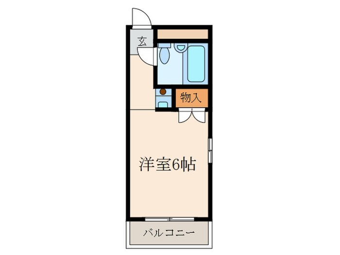 グランデ－ジ東難波の間取り図