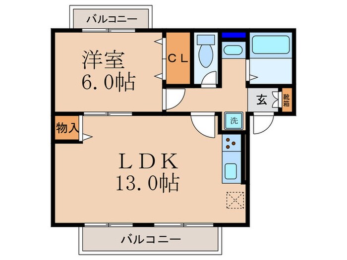 ピシックＫⅡの間取り図