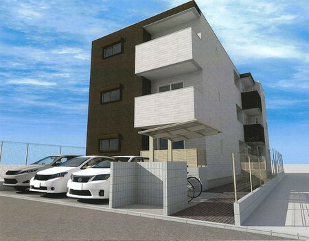 仮）野間修様共同住宅新築外観写真