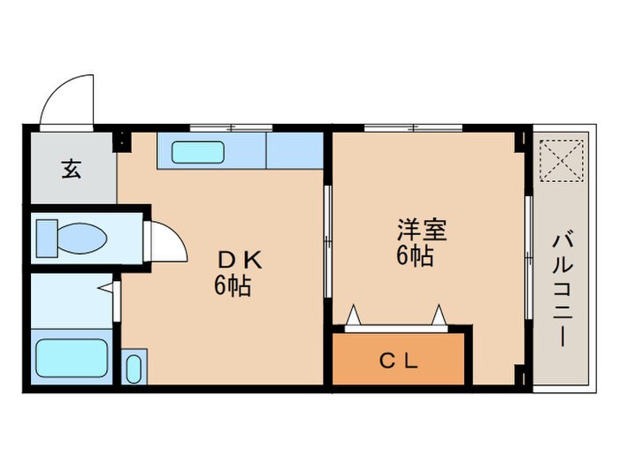 キャピタル本陣の間取り図