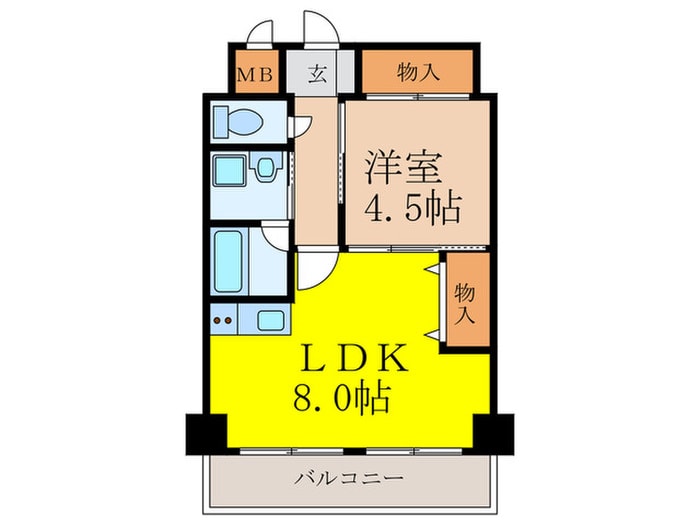 パークモダン新大阪の間取り図