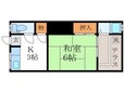 西野荘の間取図