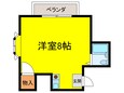 ハイツコ－ワの間取図