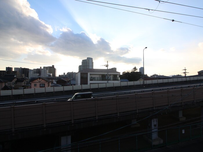 永井マンションの室内からの展望