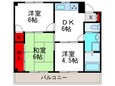 マナスハイツの間取図