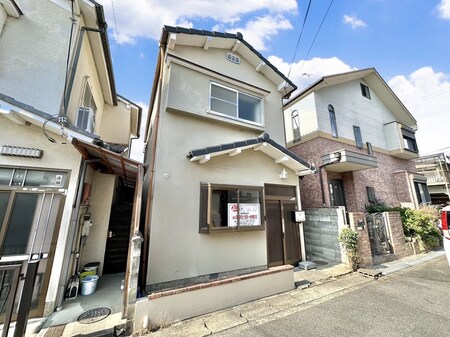 城陽市平川浜道裏貸家外観写真