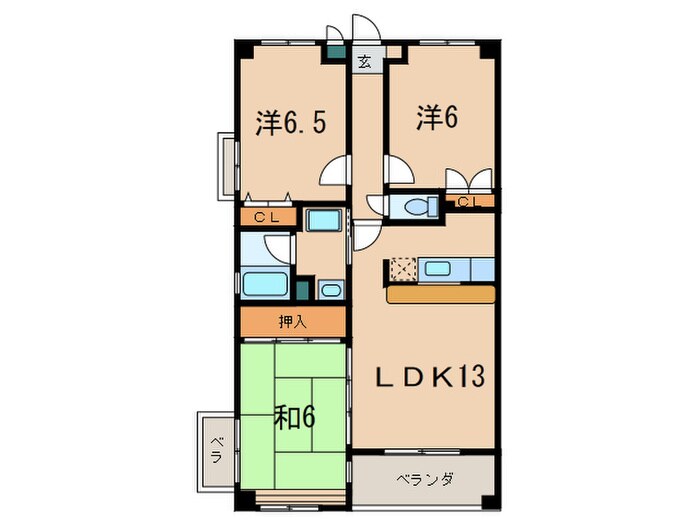 スマイルオ－キッドの間取り図