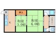 みのり荘の間取図