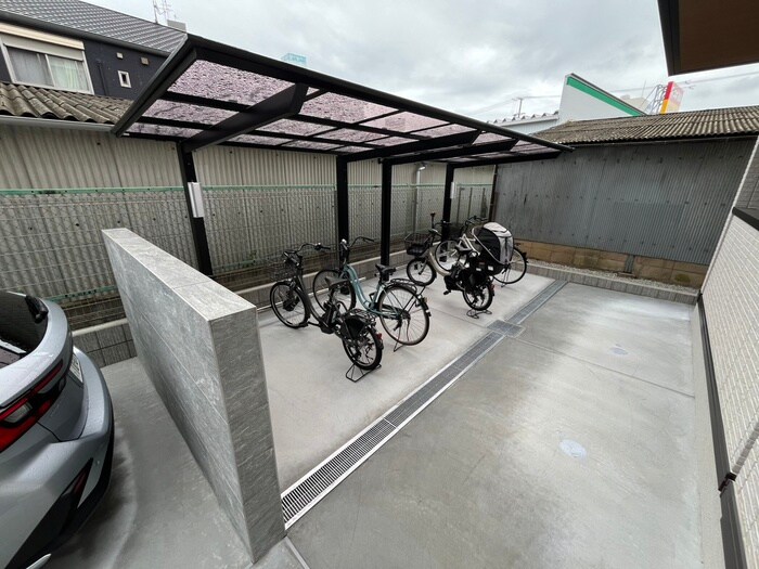 ミュゼリオの駐輪場