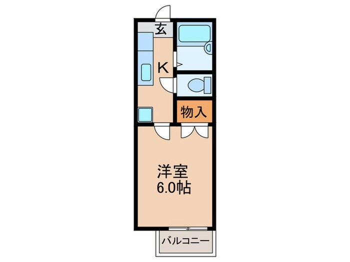 シャト-瑞穂の間取り図
