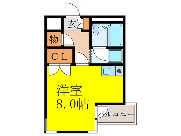 ﾗｲｵﾝｽﾞﾏﾝｼｮﾝ新大阪第３(301)の間取り図