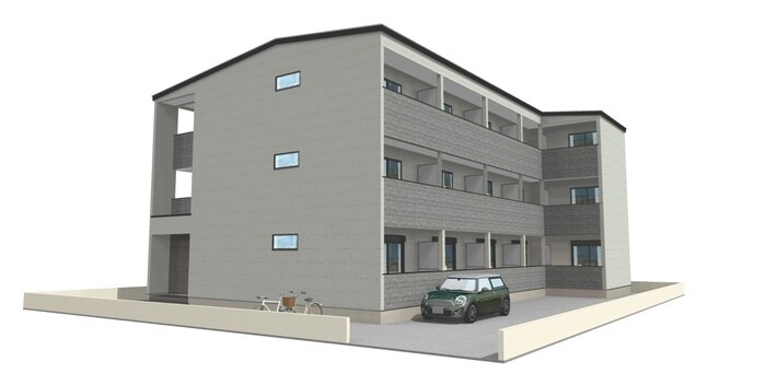 物件外観写真1　(完成模型)