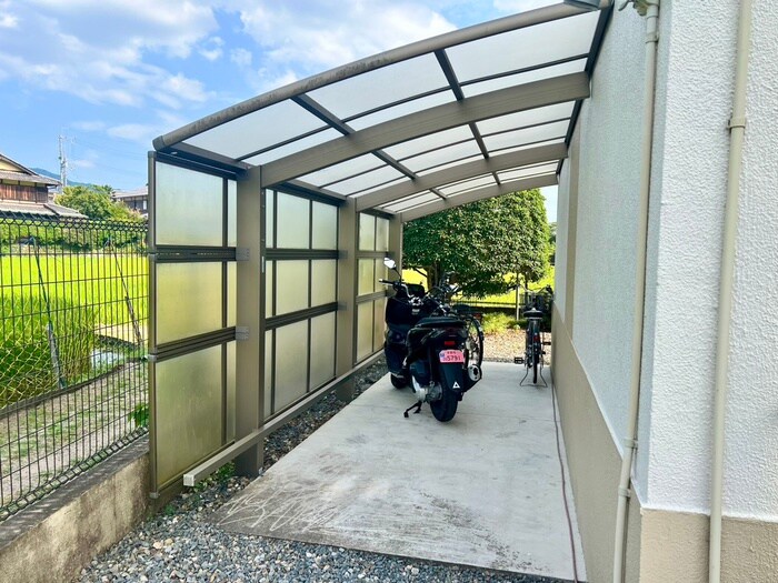 林マンションの駐輪場