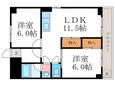 アクエルド長岡京の間取図