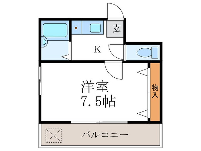ドーリア西院の間取り図