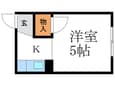 ハイツエガワの間取図
