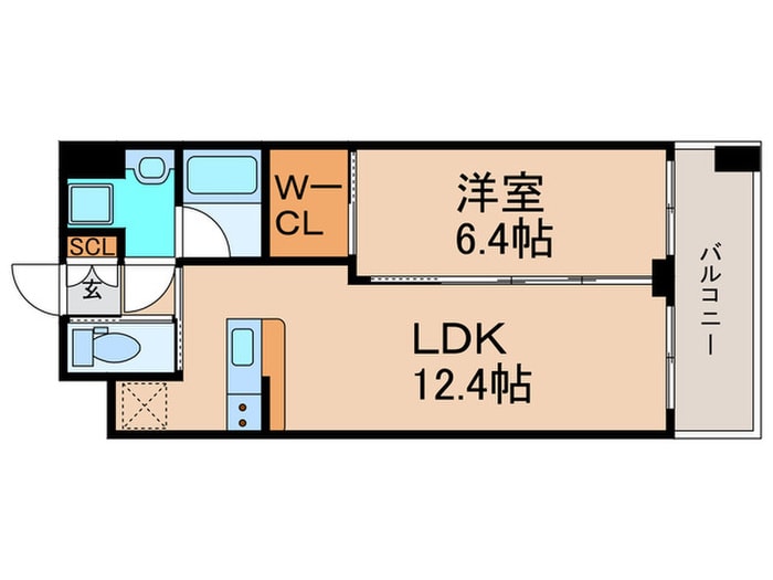 プレジオ帝塚山の間取り図