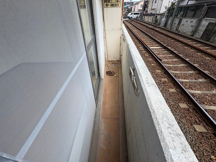 コーポ太秦のベランダ・バルコニー