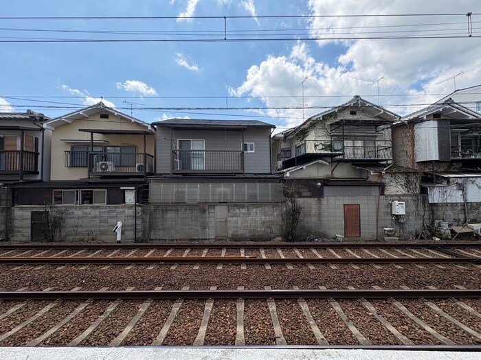 コーポ太秦の室内からの展望