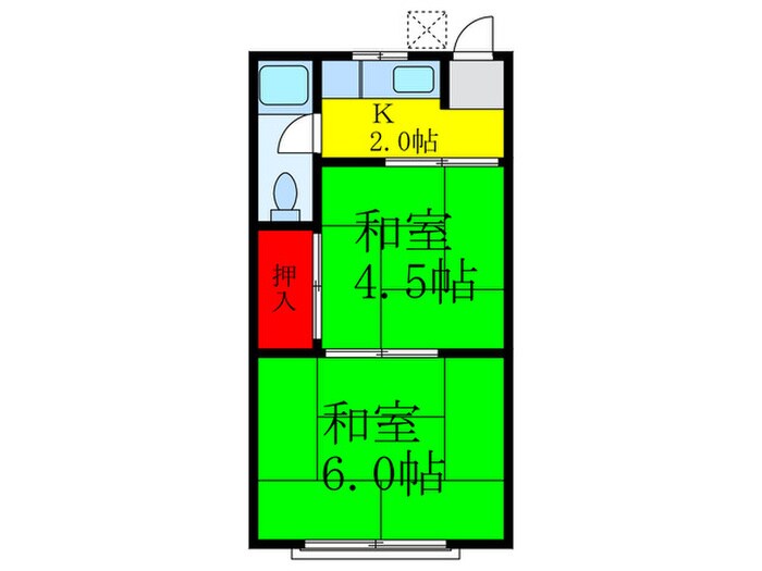 誠和ビルの間取り図