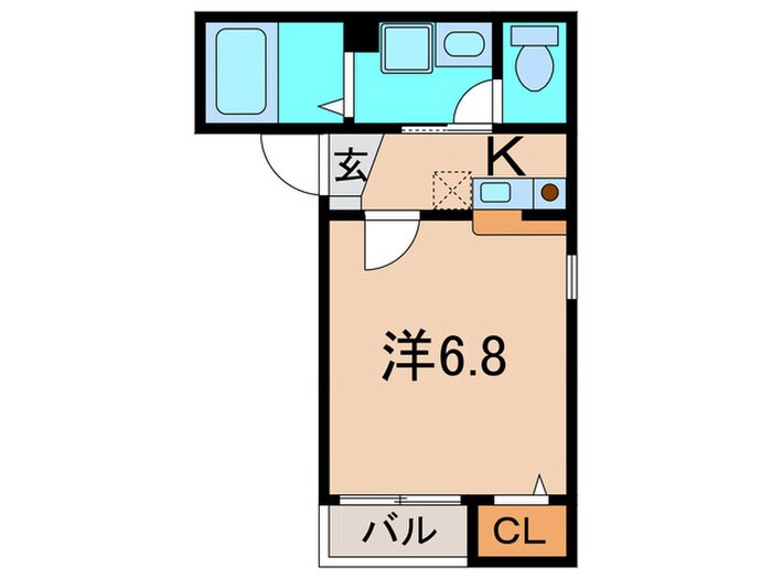 ネオメゾン山九の間取り図