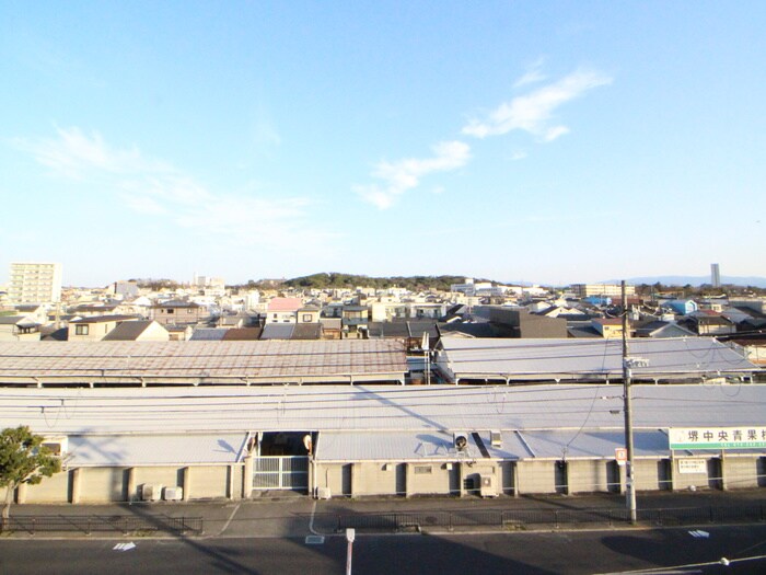 シルバーコート一条通の室内からの展望