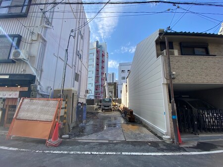 仮）鶴橋駅前計画　新築工事外観写真