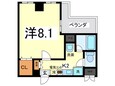 Ｂ－ＲＩＳＥ新町の間取図