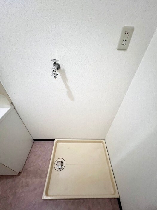 マンションピアの洗濯機置場