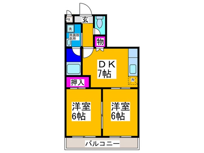 メゾン金岡の間取り図